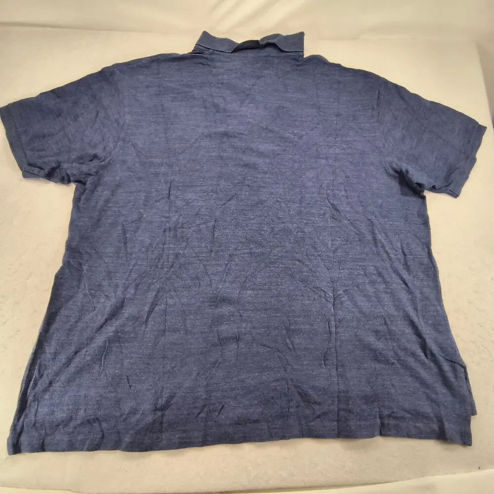 Polo Ralph Lauren Short Sleeve Collared Polo Shirt Mens Size 3XB Blue Red